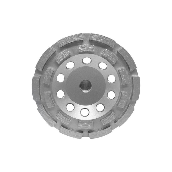 5'' Double Row Diamond Grinding Cup Wheel 5'' x 5/8''-11 Concrete Masonry Stone Marble Angle Grinder