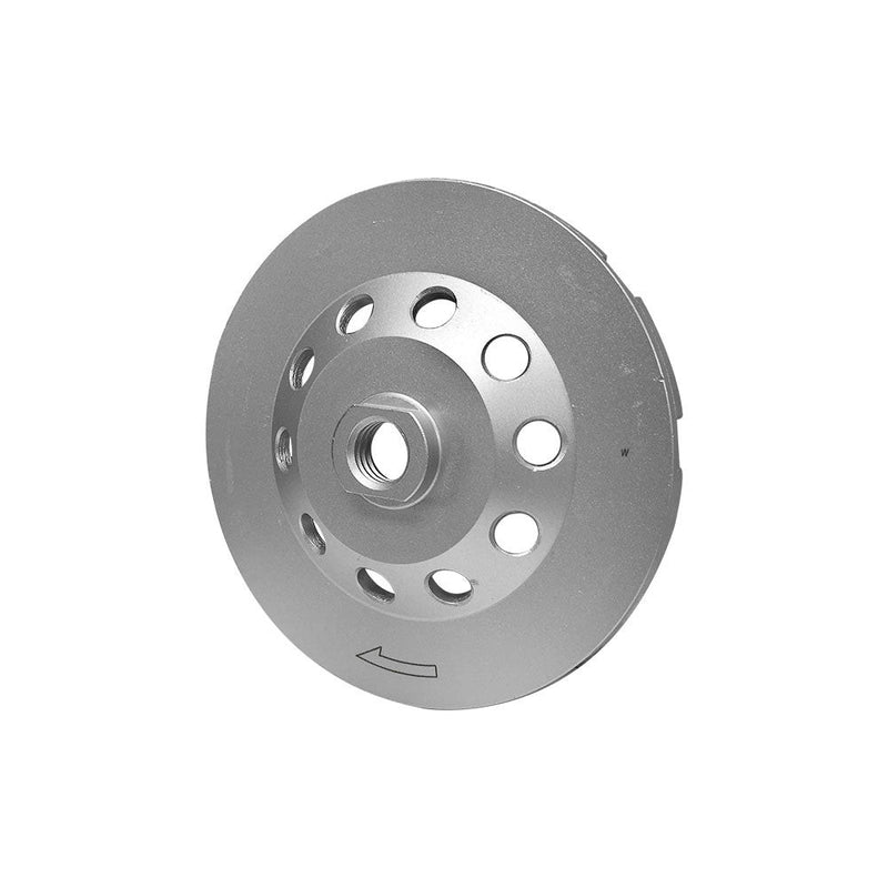 5'' Double Row Diamond Grinding Cup Wheel 5'' x 5/8''-11 Concrete Masonry Stone Marble Angle Grinder