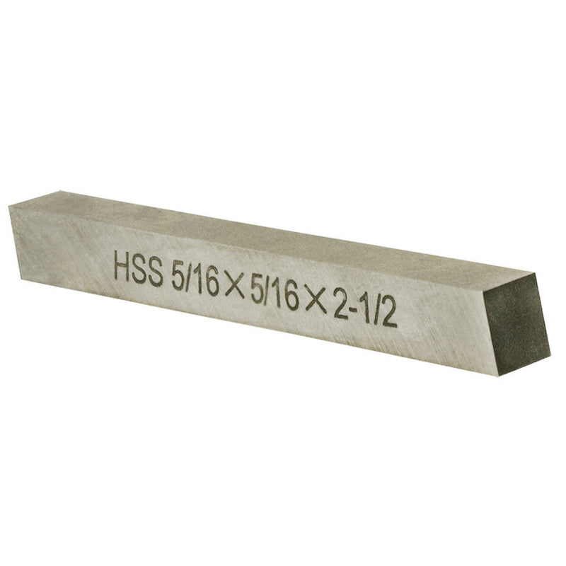 5/16" X 5/16" X 2-1/2" HSS Square Tool Bit Rectangular Lathe Fly Cutter Mill Blank