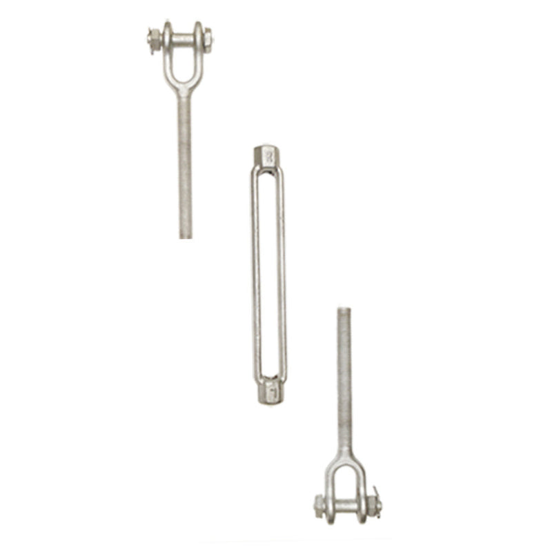 5/16'' x 4-1/2'' Turnbuckle JAW JAW Pulley Galvanized Drop Forge Swivel Hoist
