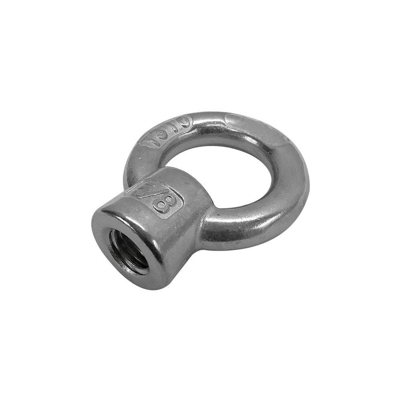 5/8" Boat Marine 316 Stainless Steel Lifting Eye Nut 3,200 LB Cap UNC Tap