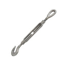 5/8'' x 12'' Turnbuckle HOOK EYE Pulley Lift Galvanized Drop Forge 5/8'' x 12'' Hook