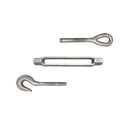 5/8'' x 12'' Turnbuckle HOOK EYE Pulley Lift Galvanized Drop Forge 5/8'' x 12'' Hook