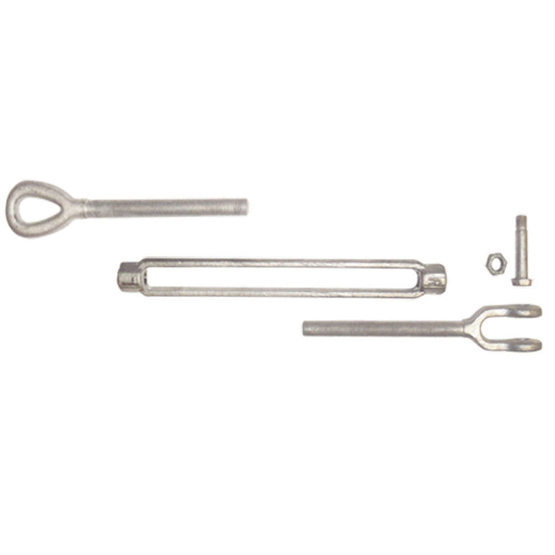 5/8" x 6" Turnbuckle JAW EYE Pulley Galvanized Drop Forge Turnbuckle
