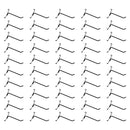 50 PC BLACK 4" Long Gridwall Hooks Grid Panel Display Wire Metal Hanger Retail