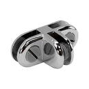 50 Pc Chrome 3 Way Glass Connector 3/16'' Use Cubic Cubbie Connector Clip Tempered Glass