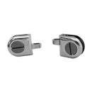 50 Pc Chrome Door Hasp Pair Glass Connector 3/16'' Tempered Glass Shelf