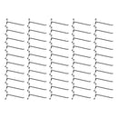 50 Pc GLOSS BLACK 8" Long Gridwall Hooks Grid Panel Display Wire Metal Hanger Retail Store