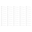 50 Pc GLOSS WHITE 12" Long Gridwall Hooks Grid Panel Display Wire Metal Hanger Retail Store
