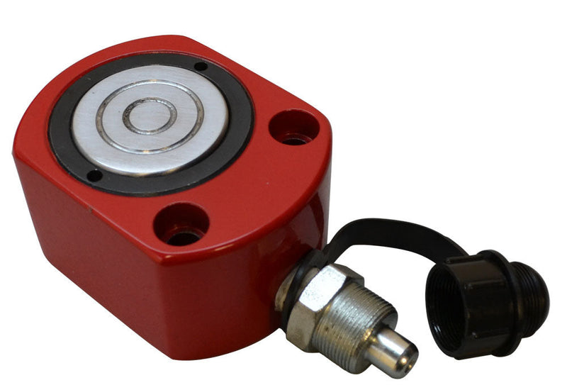 50 Ton LOW HEIGHT Profile Hydraulic Cylinder Jack Ram Lifting 16mm Stroke