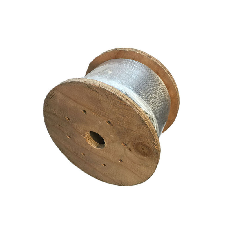 1/4" - 500 Ft - 7x19 Construction 316 STAINLESS STEEL 1/4" 7x19 Cable Rail Railing Wire Rope  316SS