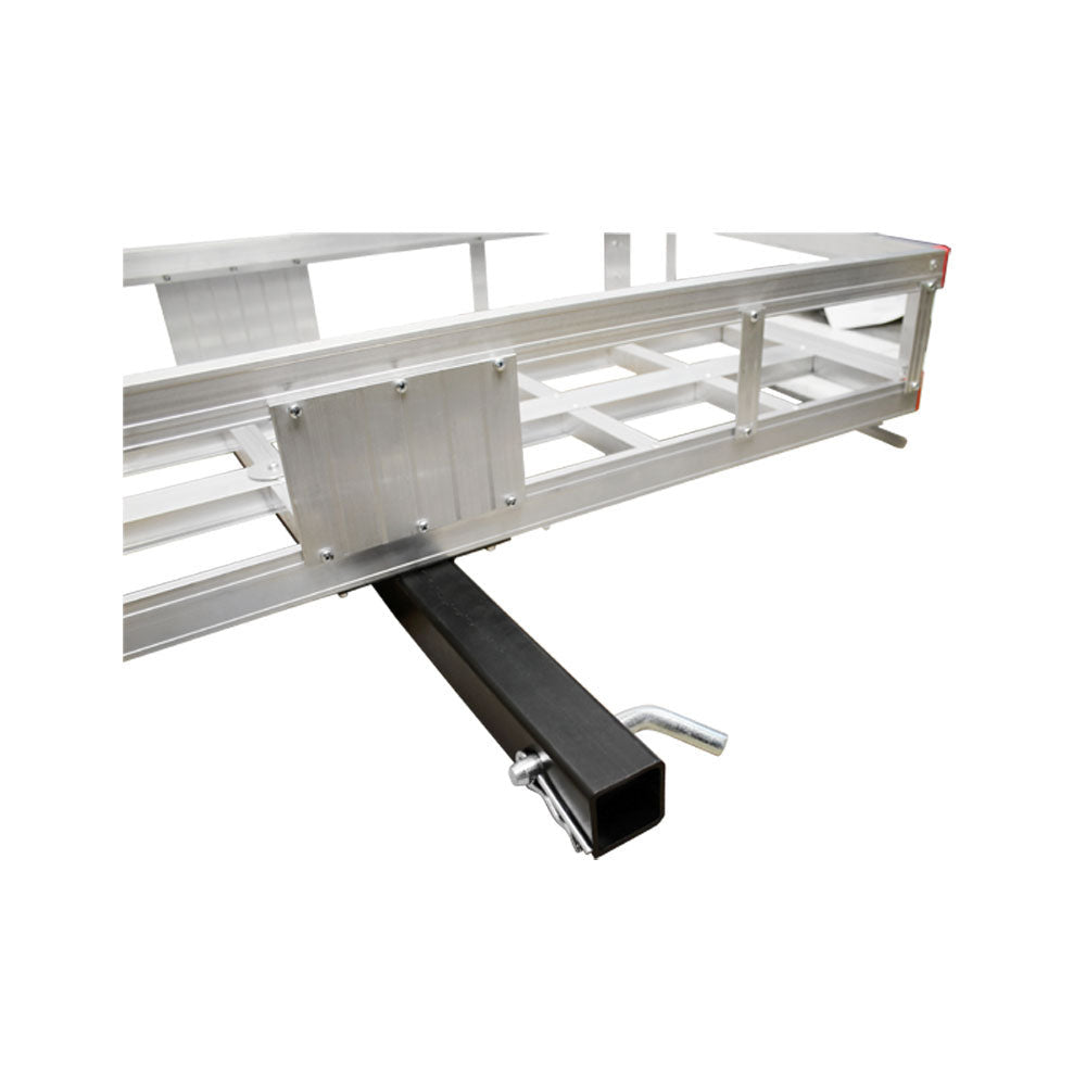 500 lb Capacity Aluminum Luggage Carrier Rack Fits 2" Hitch Receiver with Pin