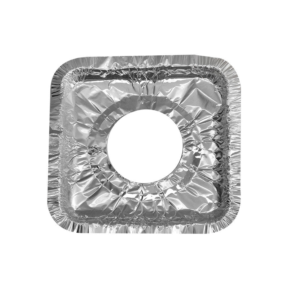 500 Pc Aluminum Foil Square Gas Burner Disposable Bib Liners Stove Covers