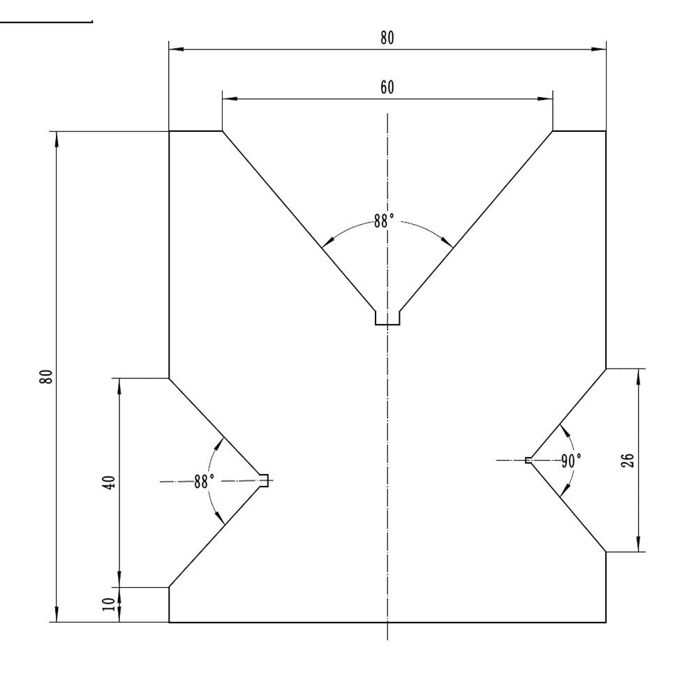 51" x 3/8" Electric 100 Ton Hydraulic Press Brake Bender Bending 2-Cylinder 3-Phase 220V