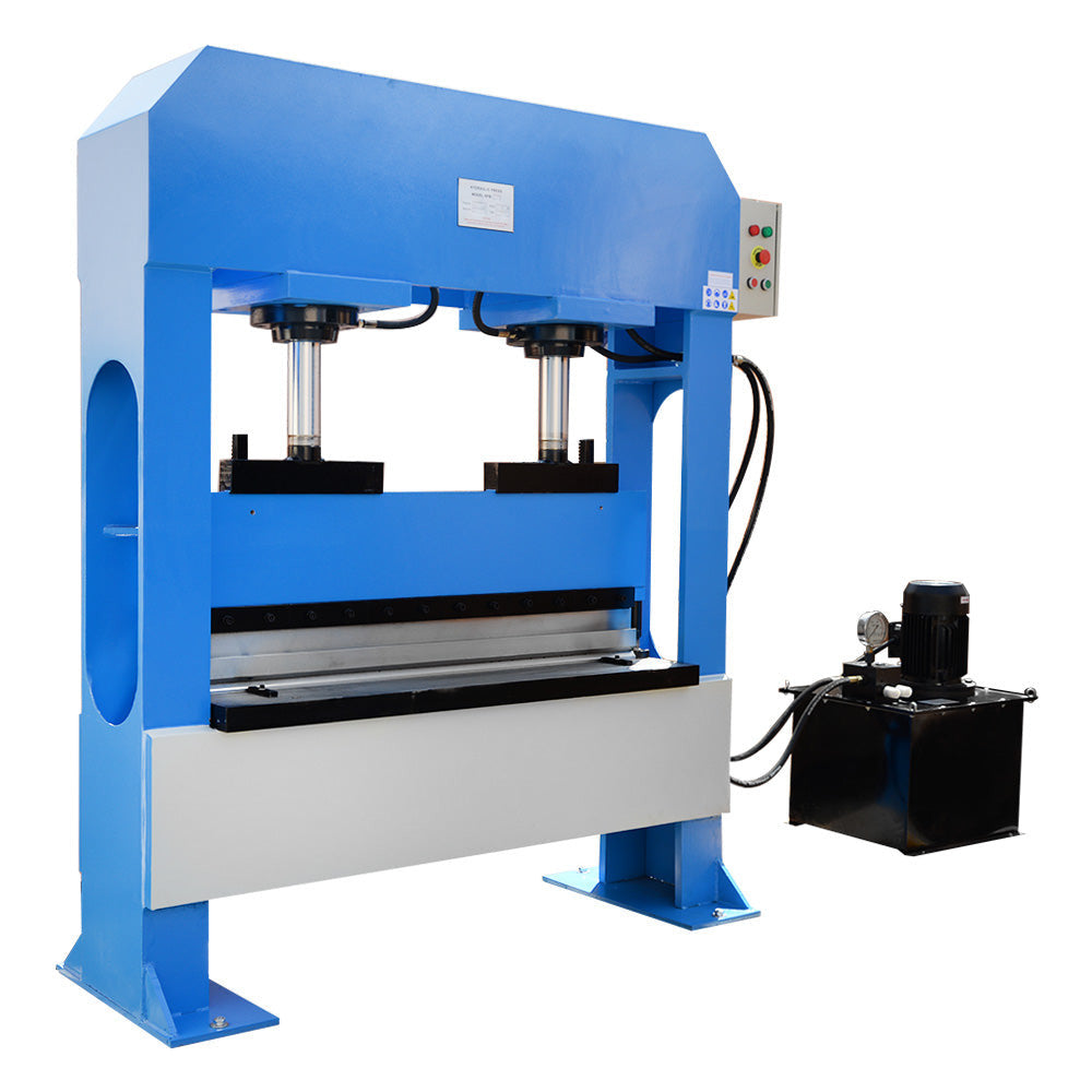 51" x 3/8" Electric 100 Ton Hydraulic Press Brake Bender Bending 2-Cylinder 3-Phase 220V