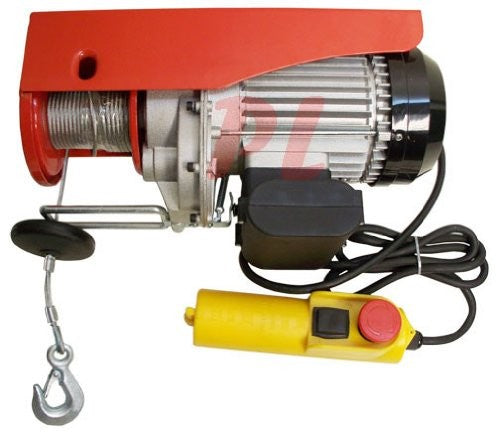 510W Electric Cable Hoist Lift Pulley 220 lb - 440lb