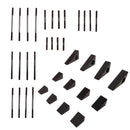 52 PC x 1-2" CLAMPING TSlot Flange Coupling Nut Step Block Milling Clamp UNC Clamping Kit