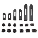 52 PC x 7/16" CLAMPING TSlot Flange Coupling Nut Step Block Milling Clamp UNC Clamping Kit