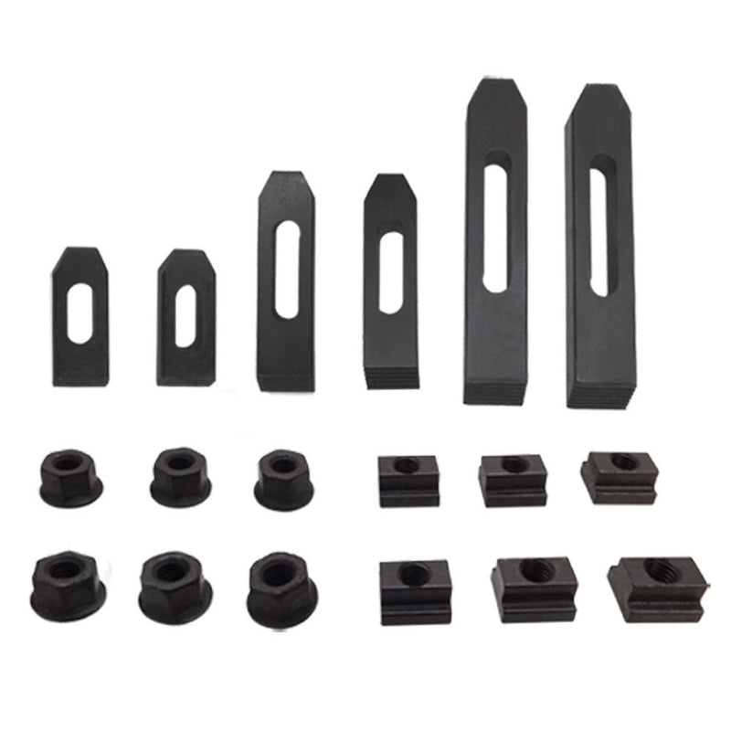 52 PC x 7/16" CLAMPING TSlot Flange Coupling Nut Step Block Milling Clamp UNC Clamping Kit