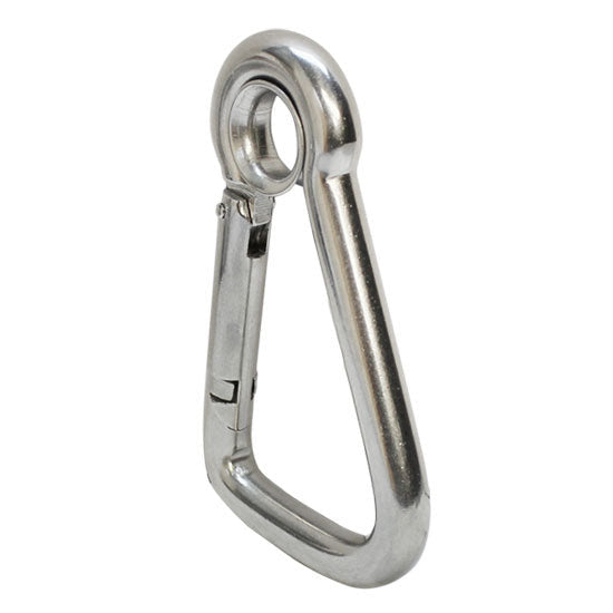 5pc 5/16" Marine Stainless Steel Carabiner Snap Hook w- Eyelet Insert Boating