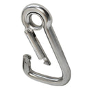 5pc 5/16" Marine Stainless Steel Carabiner Snap Hook w- Eyelet Insert Boating