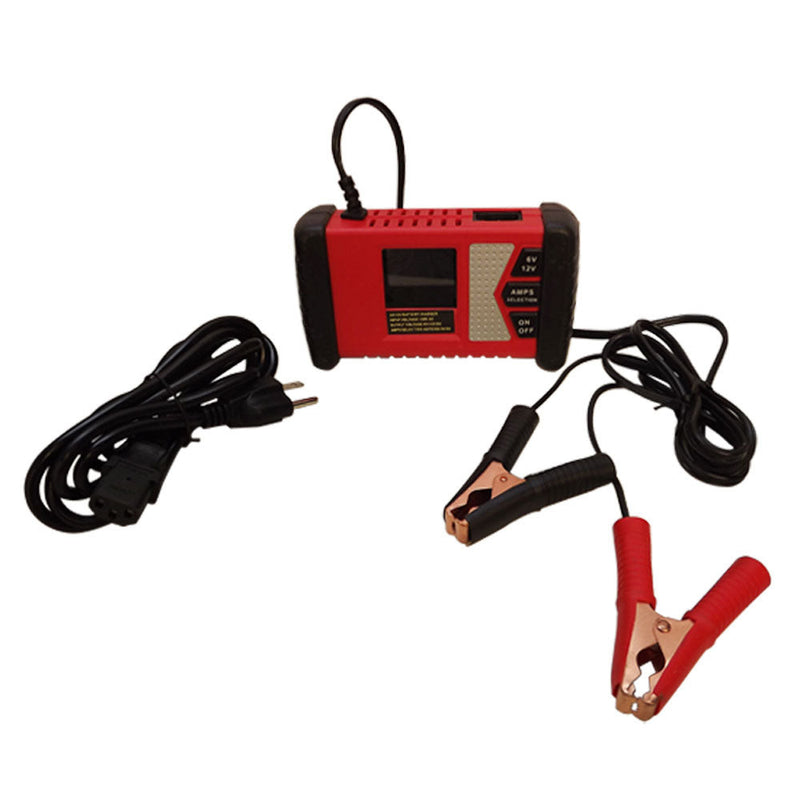 6 - 12V Automatic Battery Maintainer Charger Boat Car Boat Battery LCD Display