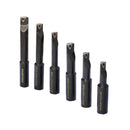 6 PC 5/8'' Shank Indexable Boring Bar Set Free TCMT Insert Bore Lathe Tooling