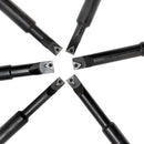 6 PC 5/8'' Shank Indexable Boring Bar Set Free TCMT Insert Bore Lathe Tooling