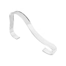 6 PC 8" x 5" Acrylic Clear Shoe Shaper Support Sandal Insert Heel Form Retail Fixture