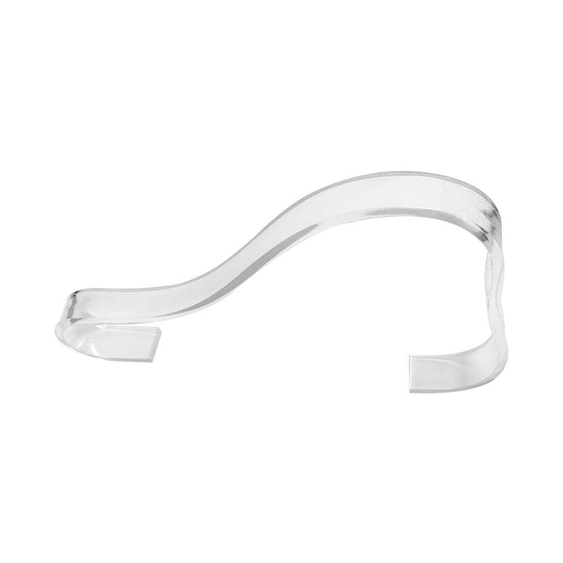 6 PC 8" x 5" Acrylic Clear Shoe Shaper Support Sandal Insert Heel Form Retail Fixture