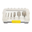 6 Pc Diamond Dust Hole Saw Set Tile Glass Marble Slate Tool 1/4'' to 1-3/8''