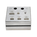 6 PC TRIANGLE Shape Metal Disc Cutter Hole Punch Puncher Goldsmith 4-16mm