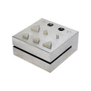 6 PC TRIANGLE Shape Metal Disc Cutter Hole Punch Puncher Goldsmith 4-16mm