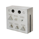 6 PC TRIANGLE Shape Metal Disc Cutter Hole Punch Puncher Goldsmith 4-16mm