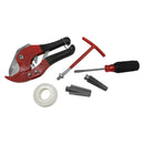 6 Pc Universal Sprinkler Tool Kit Seal Tape PVC Cutter Nipple Extractor Handle