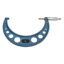 6 Pcs 6-12''/0.0001'' Outside Micrometer Set Metal Frame Carbide Tip Wooden Case