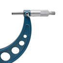 6 Pcs 6-12''/0.0001'' Outside Micrometer Set Metal Frame Carbide Tip Wooden Case