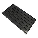 6 Section Black Flocked Necklace Tray Linear Insert Compartment Jewelry Display Case