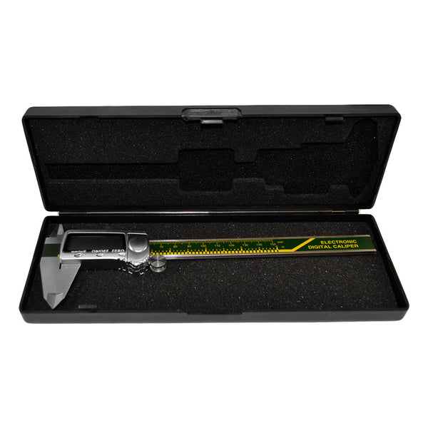 6" Fractions Fractional Electronic Digital Caliper 150mm .0005" 1-64TH Alumium Cover