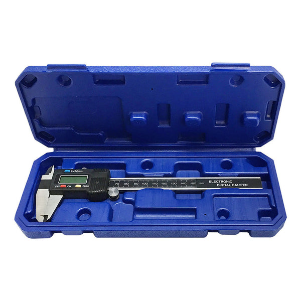 6" Large LCD Electronic Digital Caliper Outside Carbide Jaw Range: 0-6"/0-150mm