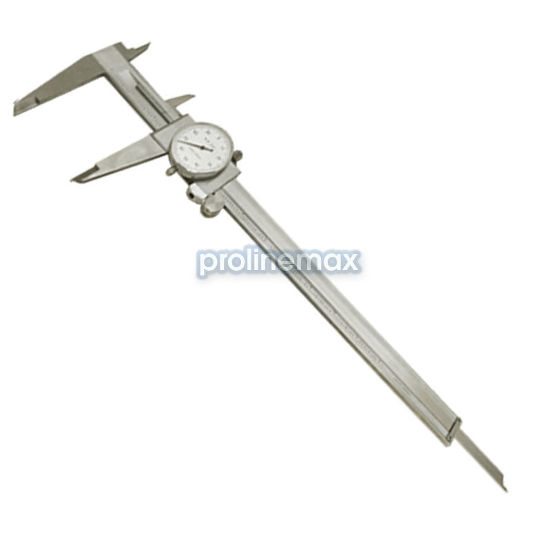 6" Stainless Steel 4 Way Dial Caliper Shockproof .001'' GRAD Calipers Ruler
