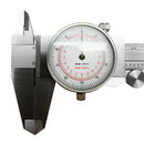 6'' / 150MM Dual Reading Dial Caliper Shockproof  Scale Metric SAE Standard INCH MM