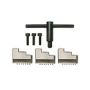 6'' 3 Jaw Lathe Chuck Self centering Hardened Plain Back Inside Outside Jaws