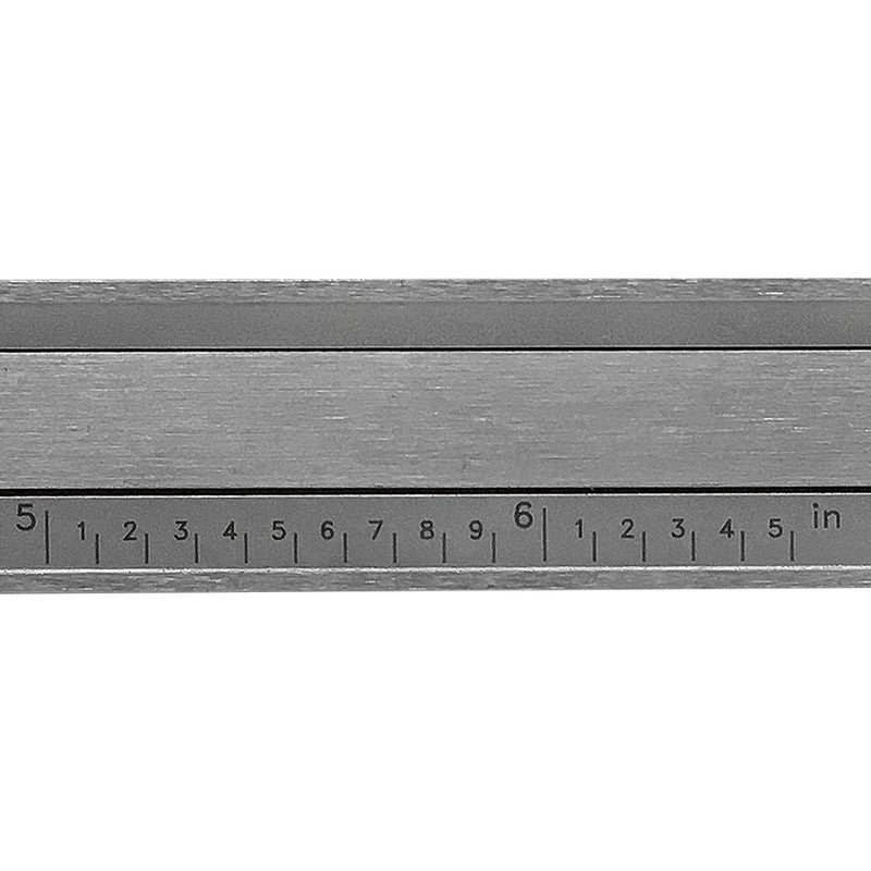 6'' Dial Caliper with Carbide Tipped Jaws .001'' Graduation, Shockproof