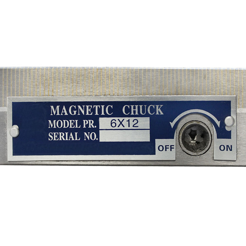 6'' x 12'' Fine Pole Permanent Magnetic Chuck Workholding For Grinding 6x12