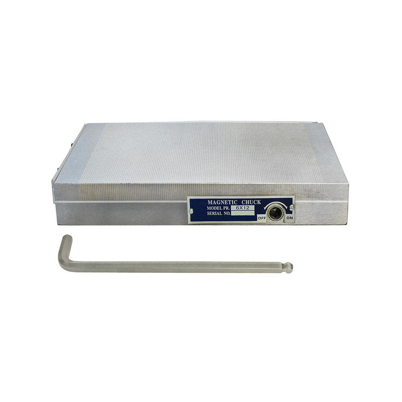 6'' x 12'' Fine Pole Permanent Magnetic Chuck Workholding For Grinding 6x12