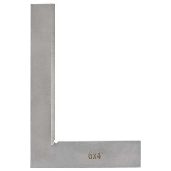 6'' x 4" Hardened Precision Steel Squares Bevel Edge Squares Class H