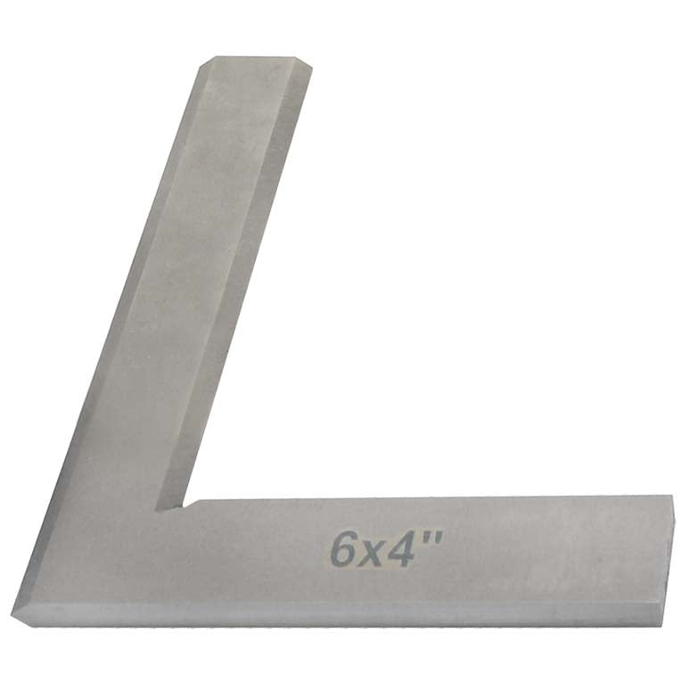 6'' x 4" Hardened Precision Steel Squares Bevel Edge Squares Class H