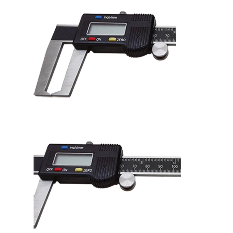 6''- 150mm OUTSIDE Groove Digital Caliper Outer Vernier Measurement Ruler Scale
