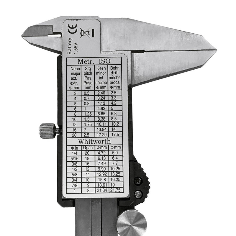 6''/150MM IP54 Electronic Digital Caliper INOX Splash Proof Stainless Steel